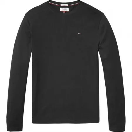 타미힐피거 Original Ribbed Organic Cotton 긴팔 티셔츠 136907688