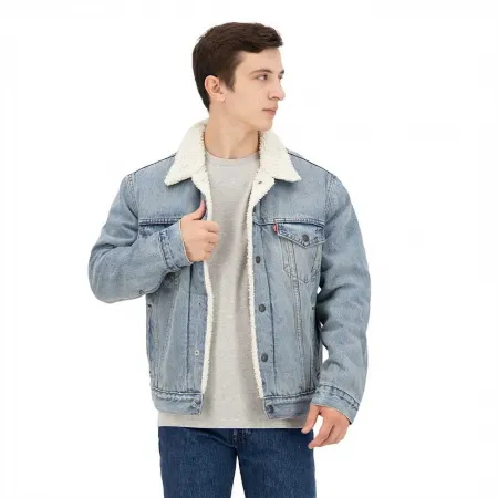 리바이스 Type 3 Sherpa Trucker 데님 자켓 136993954