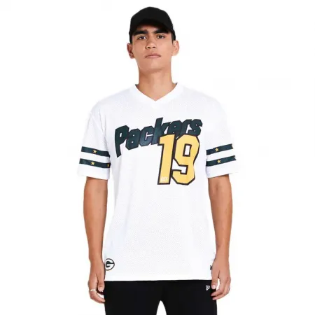 뉴에라 NFL Stripe 오버핏 Green Bay Packers 반팔 티셔츠 137533661