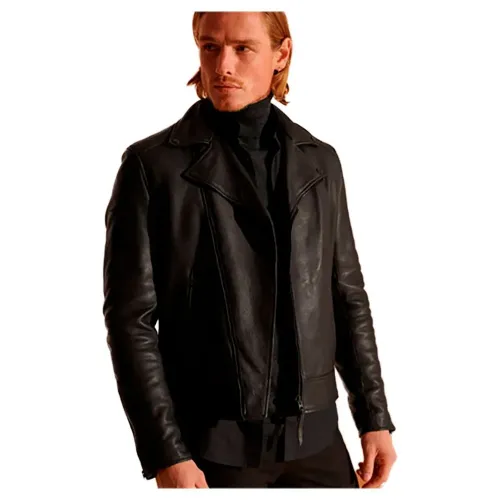 슈퍼드라이 Leather Biker 자켓 137775845