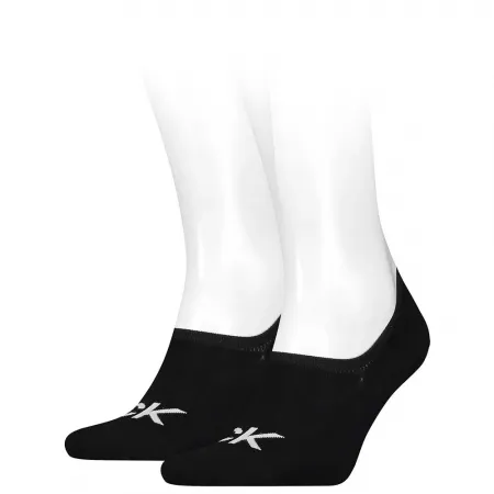 캘빈클라인 Footie High Cut 로고 양말 2 켤레 138240512