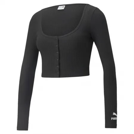 푸마 클래식s Ribbed 긴팔 티셔츠 138502970