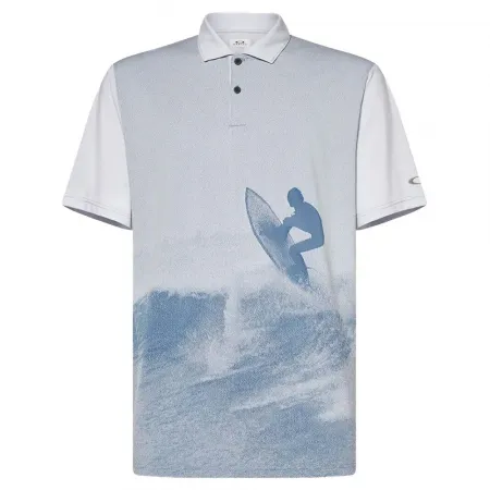 오클리 APPAREL Jacquard Printed 반팔 폴로 셔츠 139742794