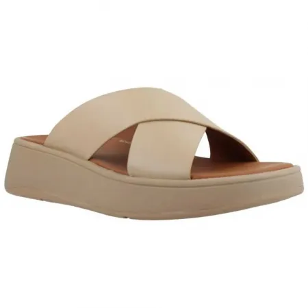 핏플랍 F-Mode Leather Flatform Cross 슬리퍼 140168865