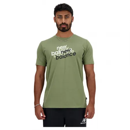 뉴발란스 Sport 에센셜 Heathertech 그래픽 반팔 티셔츠 140541735