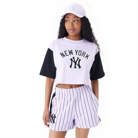 뉴에라 MLB Lifestyle Crop 뉴욕 양키즈 반팔 티셔츠 140595752