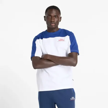 뉴발란스 클래식 Color Block 그래픽 반팔 티셔츠 141042832