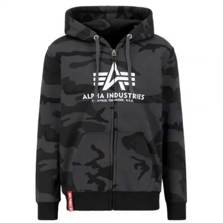 알파 인더스트리 Basic Camo 풀지퍼 스웨터 141044997