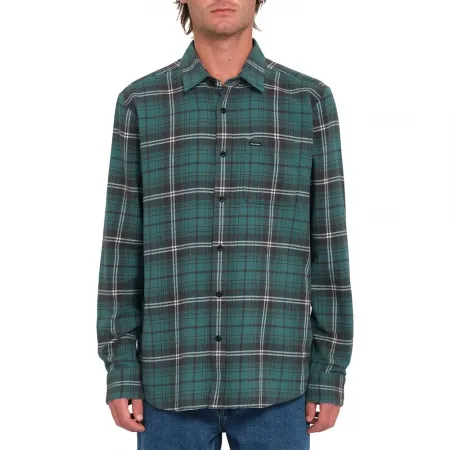 볼컴 Caden Plaid 긴팔 셔츠 141069564