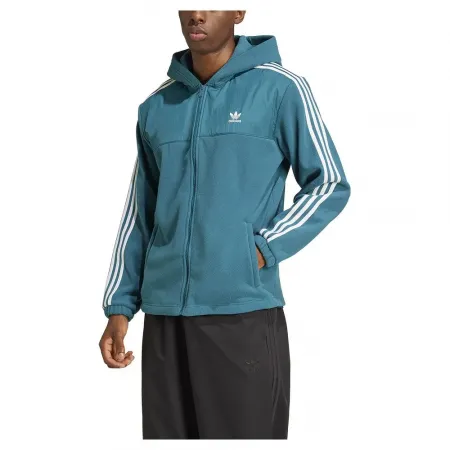 아디다스 Adicolor 3 Stripes Teddy Fleece 풀지퍼 스웨터 141082580