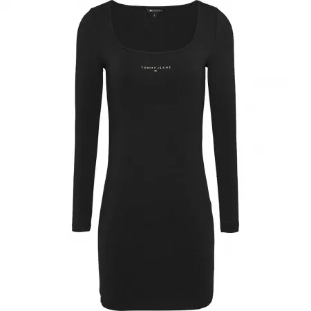 타미힐피거 Metallic Linear Bodycon 긴팔 짧은 드레스 141120098