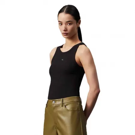 캘빈클라인 Woven Label Rib 나시 티셔츠 141475805