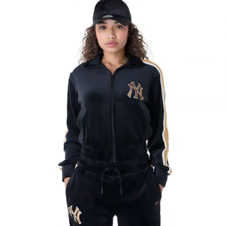 뉴에라 MLB Velour 뉴욕 양키즈 풀지퍼 스웨터 141491265