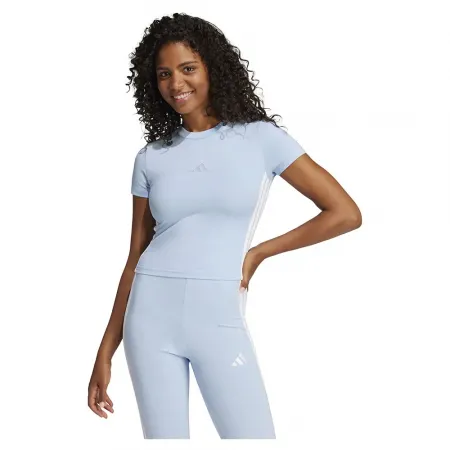 아디다스 에센셜 3 Stripes Slim Baby 반팔 티셔츠 141516012