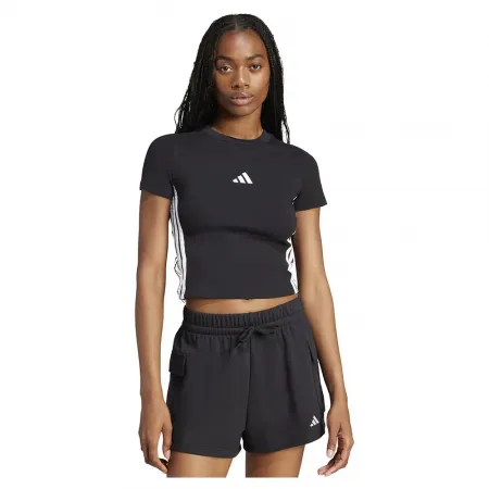 아디다스 에센셜 3 Stripes Slim Baby 반팔 티셔츠 141516014