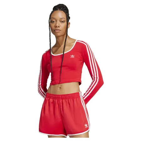 아디다스 Adicolor 3 Stripes Crop 긴팔 상의 141517080