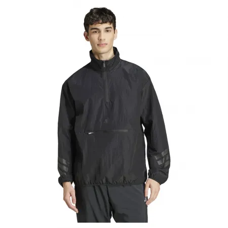 아디다스 Future Icons 3 Stripes Woven 하프 지퍼 스웨터 141541797