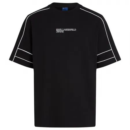 KARL LAGERFELD Relaxed Piping 반팔 티셔츠 141554509