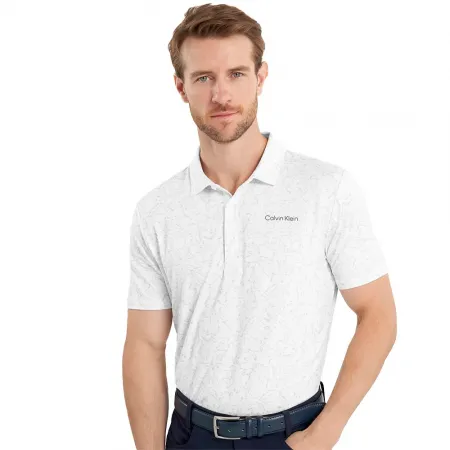 캘빈클라인 Abstract Watercolour Printed 반팔 폴로 셔츠 141556022