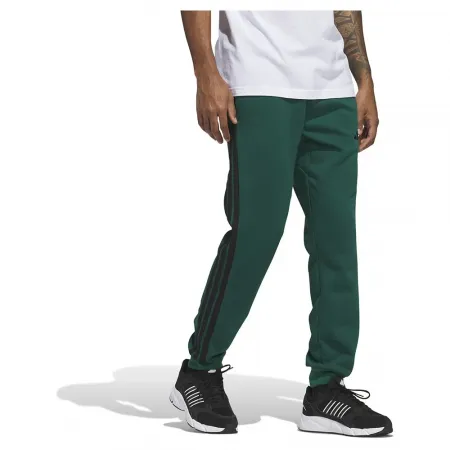 아디다스 에센셜 3 Stripes 플리스 조거팬츠 141566219