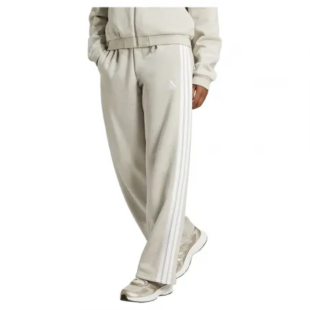 아디다스 에센셜 3 Stripes Open Hem 플리스 조거팬츠 141566386