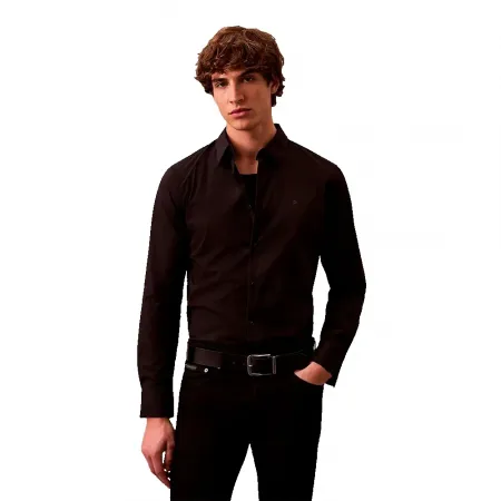 캘빈클라인 Solid Stretch Slim Fit 긴팔 셔츠 141794949