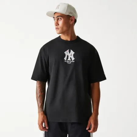 뉴에라 MLB 뉴욕 양키즈 Infill Oversize 반팔 티셔츠 141848850