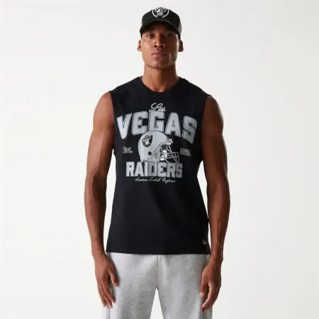뉴에라 NFL Las Vegas Raiders Helmet 나시 티셔츠 141849020