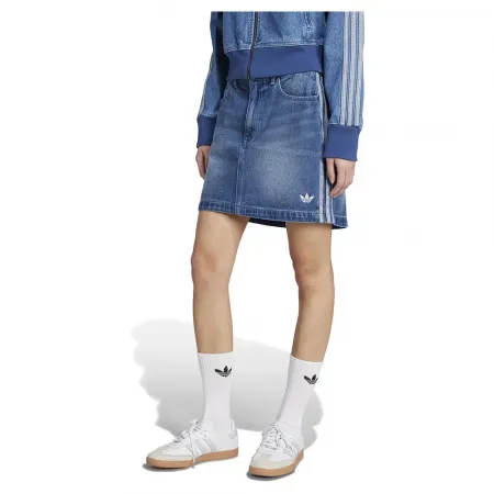 아디다스 아디컬러 3 Stripes 데님 스커트 142095255