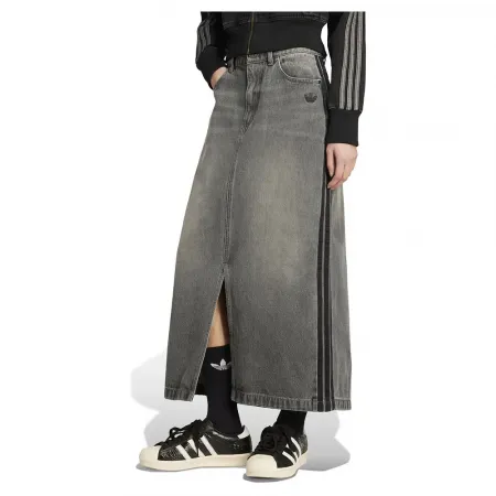 아디다스 아디컬러 3 Stripes Pencil 데님 스커트 142095263