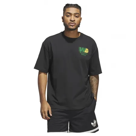 아디다스 Worldwide Hoops Spotlight GFX 반팔 티셔츠 142097351