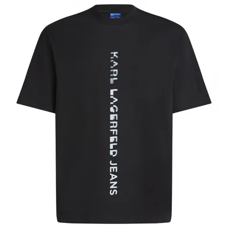 KARL LAGERFELD Vertical Logo Regular Fit 티셔츠 142144919