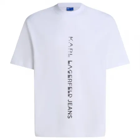 KARL LAGERFELD Vertical Logo Regular Fit 티셔츠 142144920