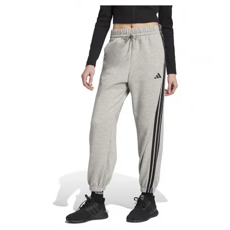 아디다스 에센셜 3 Stripes 플리스 Loose-Fit 조거팬츠 142156416