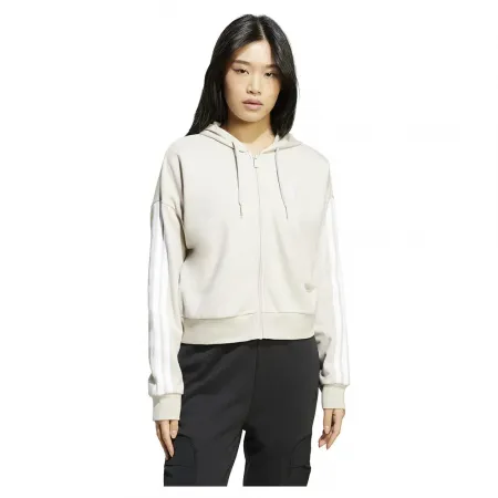 아디다스 에센셜 3 Stripes French Terry 풀지퍼 스웨터 142156532