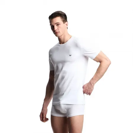 엠프리오 아르마니 Stretch Cotton Jersey 반팔 티셔츠 142165807
