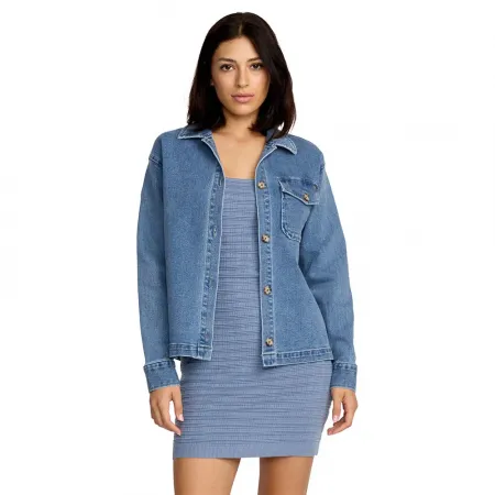 볼컴 Stoned Boyfriend 오버셔츠 142200428