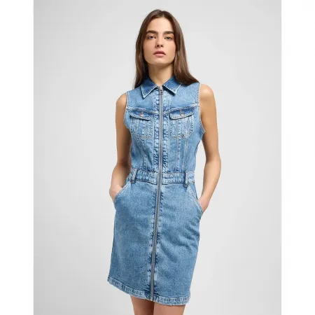 LEE Unionall 나시 짧은 원피스 리퍼비쉬 142407398