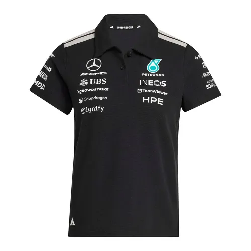 아디다스 메르세데스-AMG Petronas F1 Team Engineers 반팔 폴로 셔츠 142666816