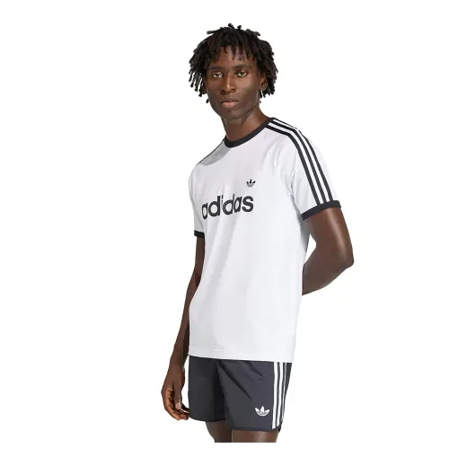 아디다스 3 Stripes Slim Ringer 반팔 티셔츠 142667695