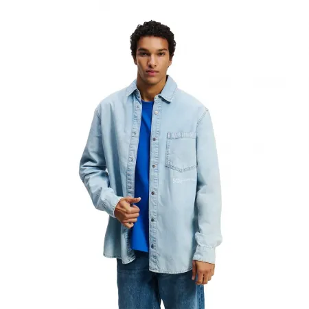 KARL LAGERFELD JEANS A2M16021 데님 긴팔 셔츠 142685126