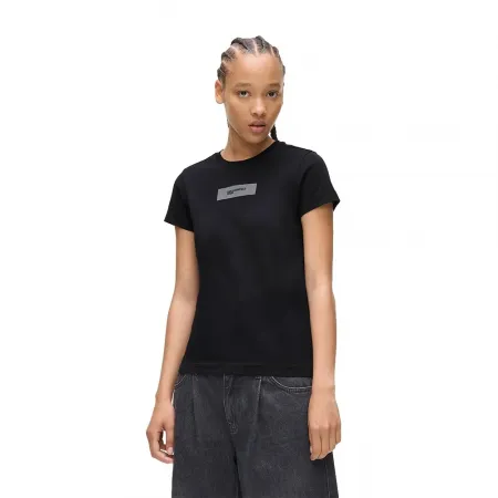 KARL LAGERFELD JEANS A4W17002 Slim Reflective Logo 반팔 티셔츠 142685524