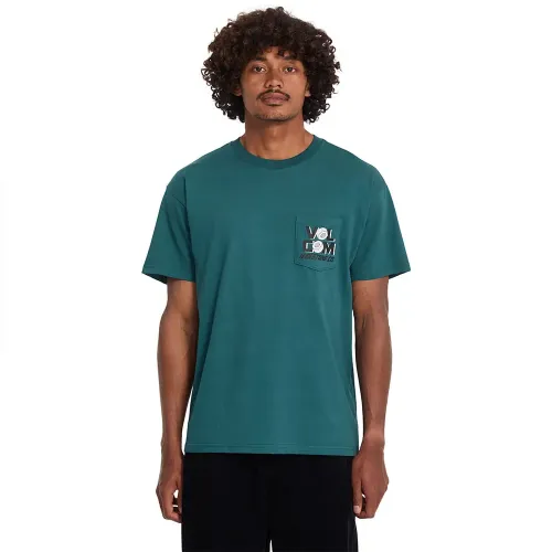 볼컴 Parted Out Pocket 반팔 티셔츠 142722142