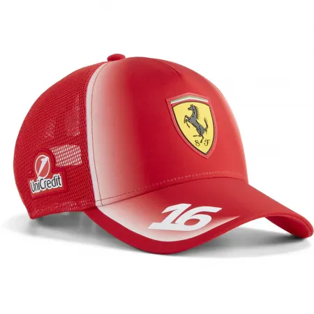 푸마 페라리 Charles Leclerc 레플리카 트러커 모자 142737836