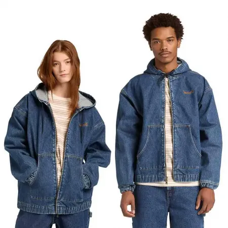 팀버랜드 데님 봄버 자켓 142749115