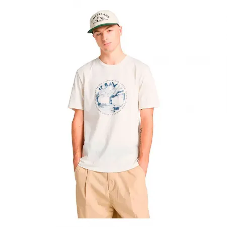 팀버랜드 Tree 로고 Lake House 그래픽 반팔 티셔츠 142749477
