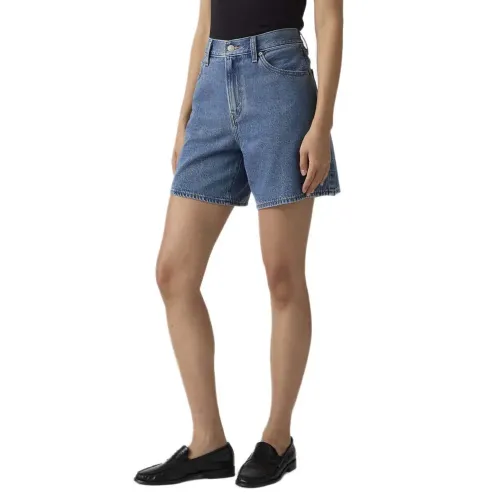 리바이스 Baggy 하이웨이스트 데님 반바지 142750856