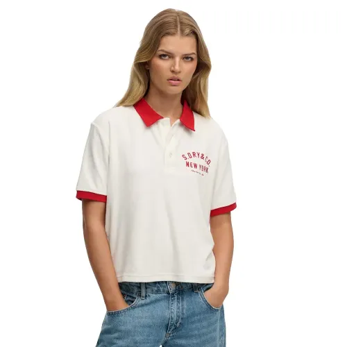 슈퍼드라이 Heritage Terry 긴 소매 폴로 142797716