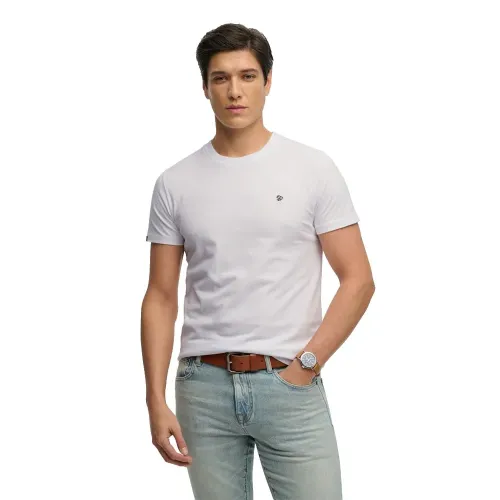 슈퍼드라이 에센셜 SDCO Logo Embroidered 반팔 티셔츠 142979813