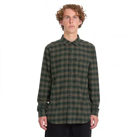 볼컴 Caden Plaid 긴팔 셔츠 143224172